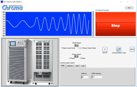  Chroma(크로마) Programmable AC Power Source  MODEL : 61512 (18kVA) + A615103(18kVA)