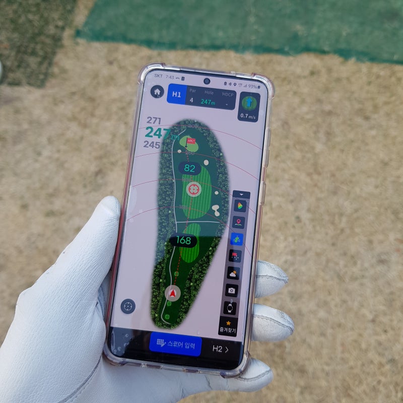 골프라이 GPS 골프거리측정기 스마트폰 앱 사용기 : 네이버 블로그