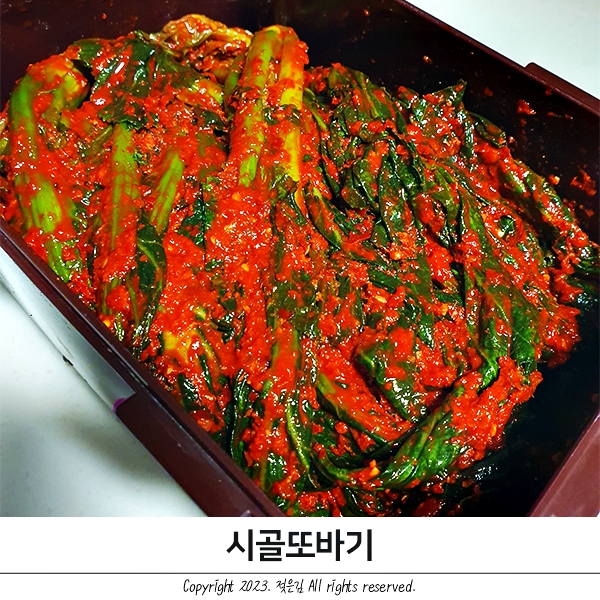 여수갓김치맛집 시골또바기 택배로 만나보세요