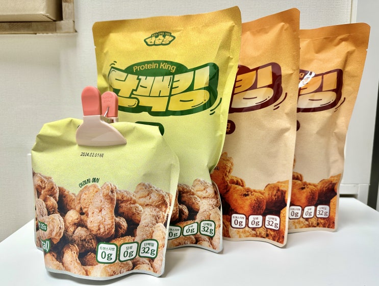  맛과 영양 다잡은 다이어트 과자 프로틴칩, 단백킹
