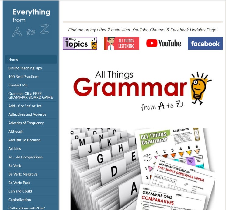 [초등 기초 영문법] all things grammar(기초 영어 문법 필수 개념 학습지 프린트)