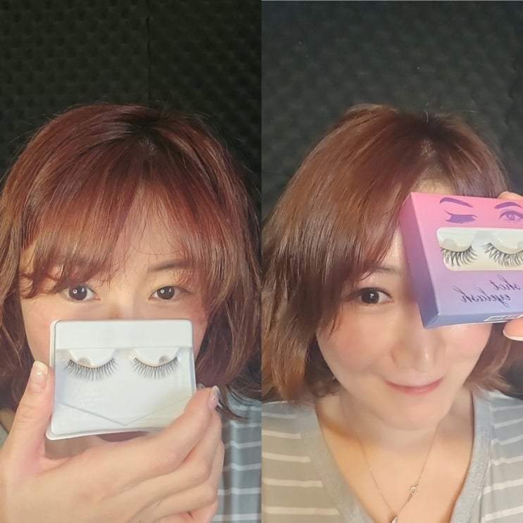  인조속눈썹 붙이는 방법/인조속눈썹 붙이기/쌍꺼풀 테이프 2in1 티나툴스 추천