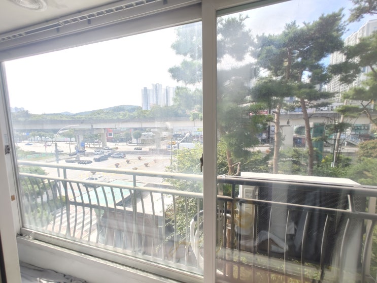  청주 아파트썬팅 문암동 만수리 아파트 거실유리창 열차단썬팅 자외선차단썬팅 단열필름썬팅 시공