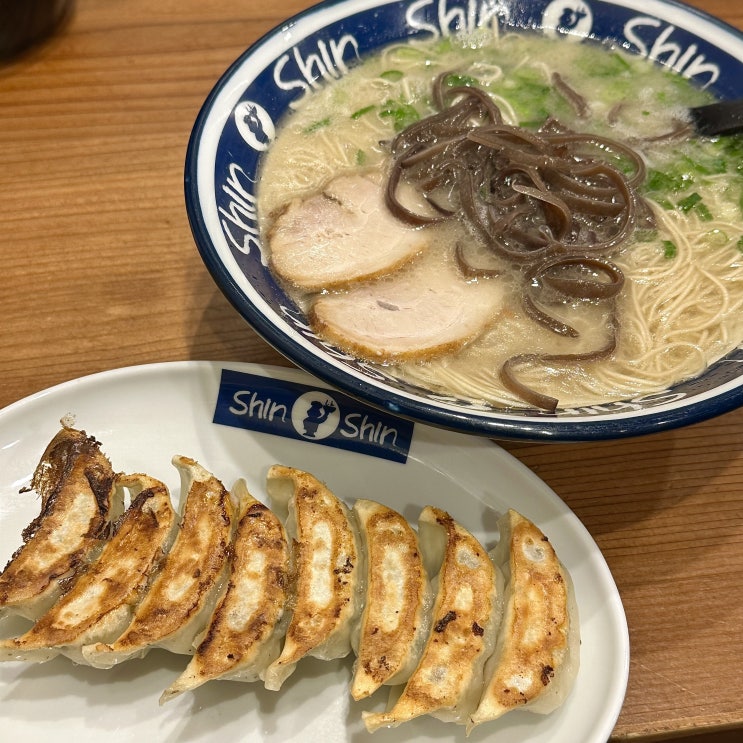  하카타 돈코츠라멘 신신라멘 본점 후쿠오카 텐진 라멘 맛집