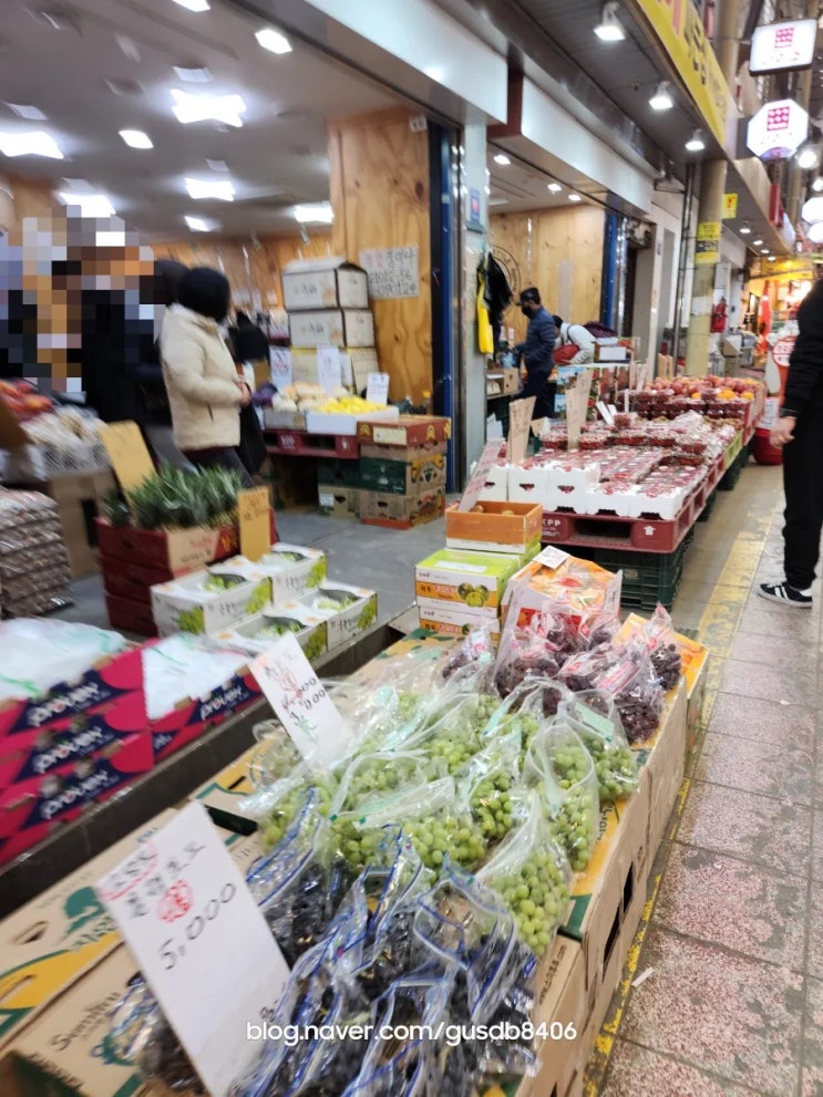 구리전통시장 장보기 내돈내산!