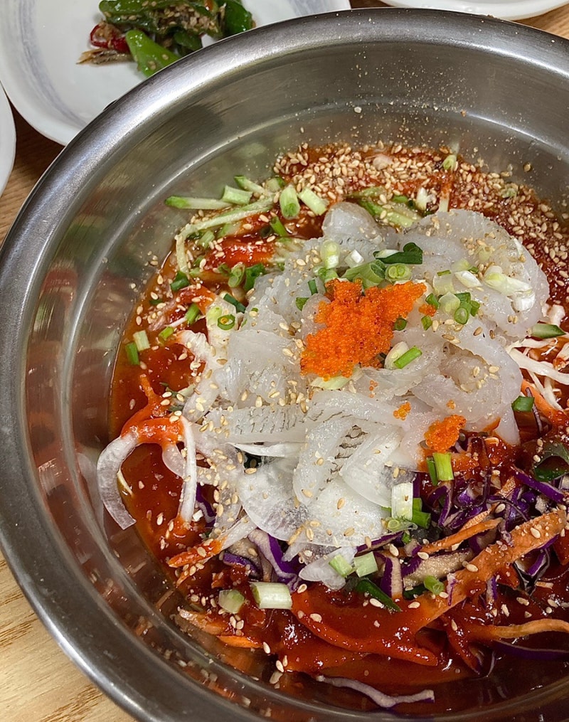 [삼척] 삼척 물회 삼척 쏠비치 주변 맛집 대박이네 수지물회 🐡🥣 (아침식사 / 포장 가능한 곳, 해변 바로 앞에서 즐길 수 ...