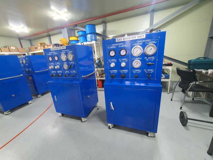  2,000bar Gas Booster Unit (가스증압기 2,000bar)