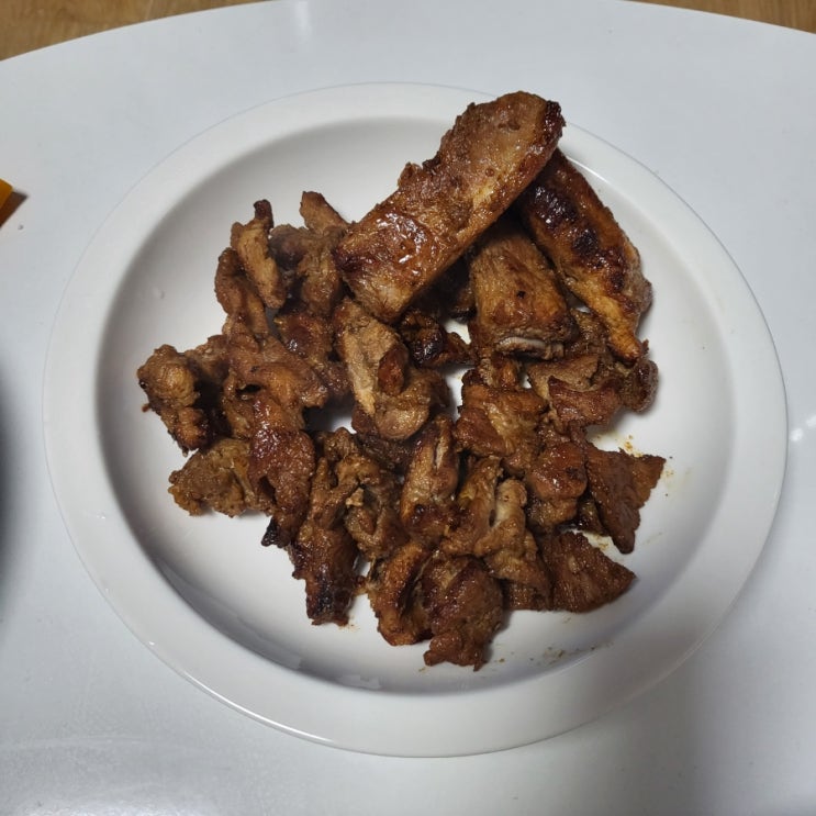  국내산 수제 양념 돼지 갈비 밀키트/ 한땀푸드