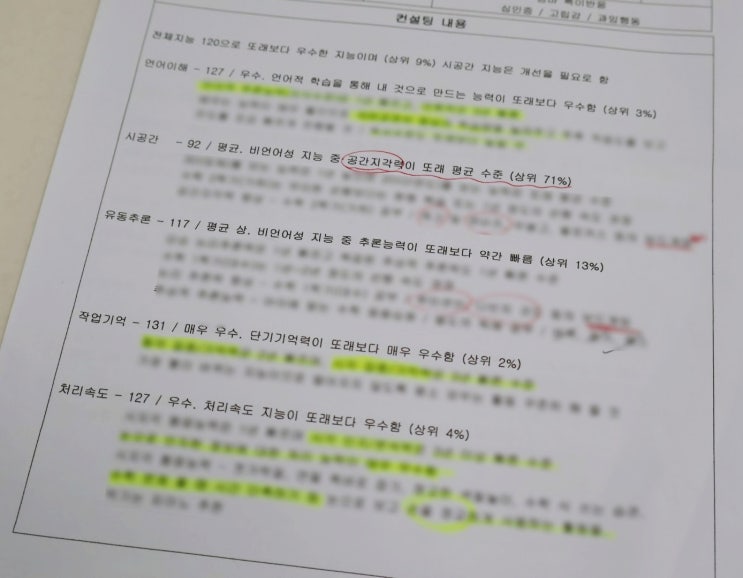  웩슬러 지능검사 초1 후기, 민성원연구소 수지에서의 첫번째 경험