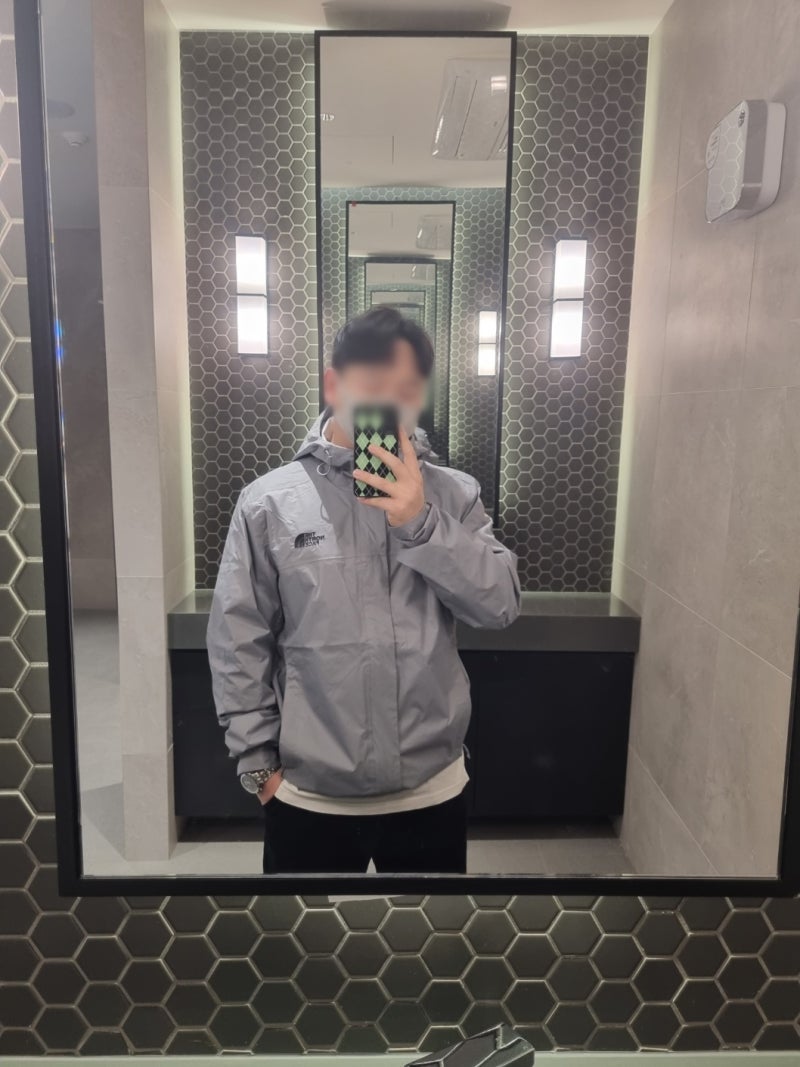 노스페이스 워터프루프 바람막이 자켓 봄에 가볍게 입기 좋다