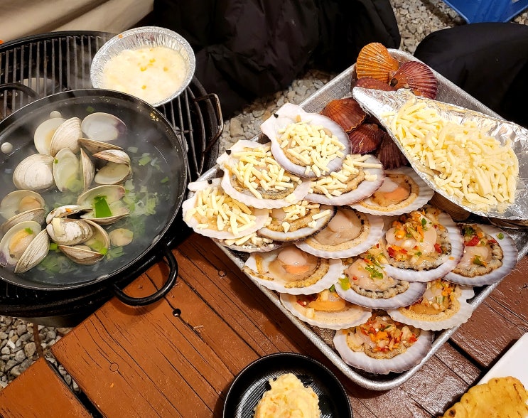 [강릉]조개공장:택시기사님추천 조개구이 맛집 무한리필과 단품주문 가능