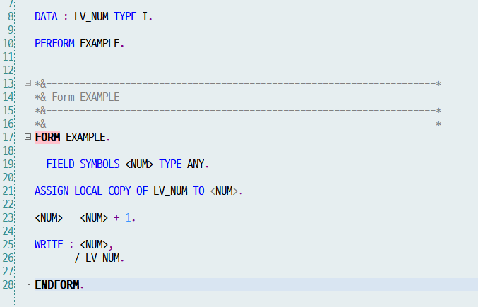  [율밥퍼] SAP ABAP - FIELD-SYMBOLS 필드심볼 기초편