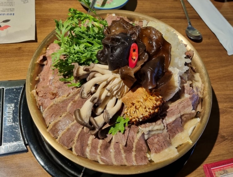 강남평양냉면 찐맛집 평양일미 청담점...뜨끈한 어복쟁반과 녹두전