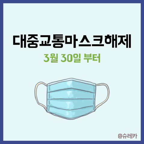  대중교통마스크해제 _ 병원 약국은?