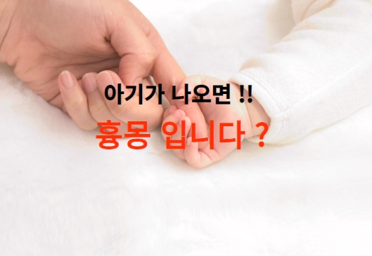  아기가 나오는 꿈은 길몽 아닙니다? 흉몽입니다.