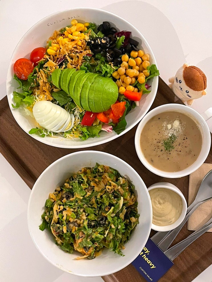  연남동 샐러드 포케 맛집 양 많은 샐러드와 챱 포케 - 커스텀샐러드