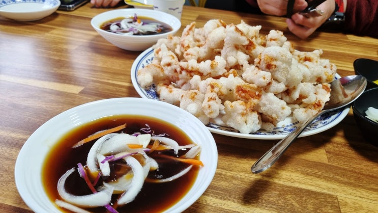  대구모다아울렛맛집 안시성 중국집 찹쌀탕수육