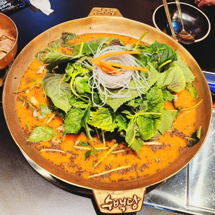  [진해자은맛집] 한우대창전골 + 수제순대 + 마늘수육 한번에 세트 수백당 진해자은점