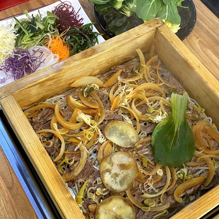  울산 명촌동 샤브샤브 편백찜 무한리필 일공공샤브 명촌점!