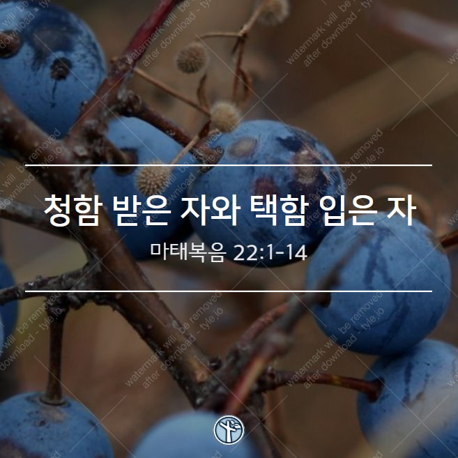  청함 받은 자와 택함 입은 자 / 마22:1-14