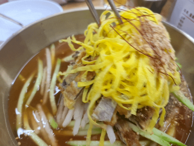 대전 서구 괴정동 한민시장 맛집 진주냉면이설옥