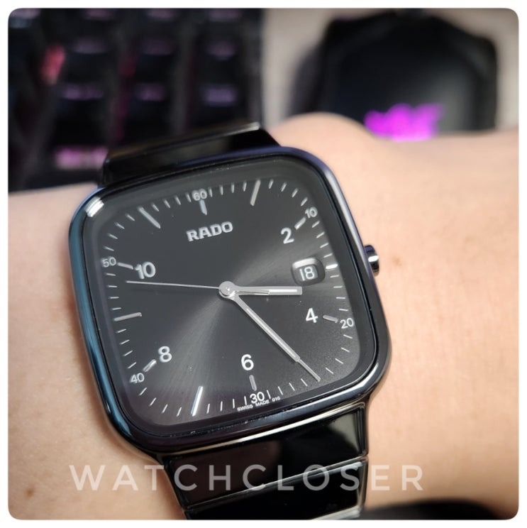  라도 5.5 아름다운 네모 시계