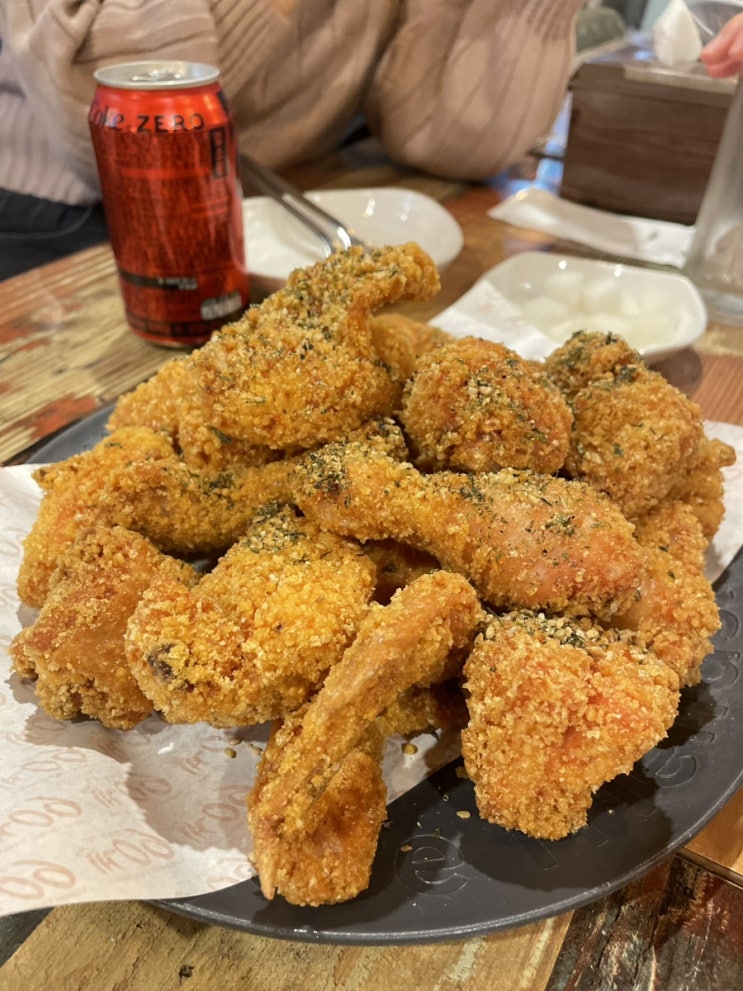  신도림 60계 치킨 크크크 치킨과 양념치킨 후기 (어른이들의 제로콜라)