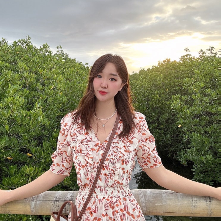  마쥬 동남아 휴양지 맥시 원피스 여행룩 OOTD