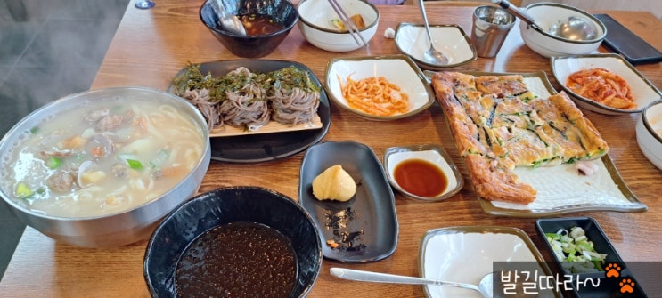  일산 백석) 우연히 맛집 '갈촌 칼국수' - 판모밀정식, 해물파전