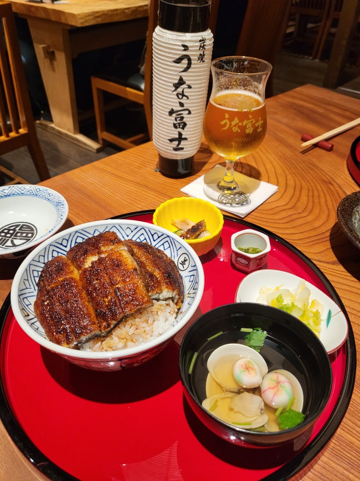  도쿄 장어덮밥 맛집 우나후지 Unafuji 긴자 장어덮밥