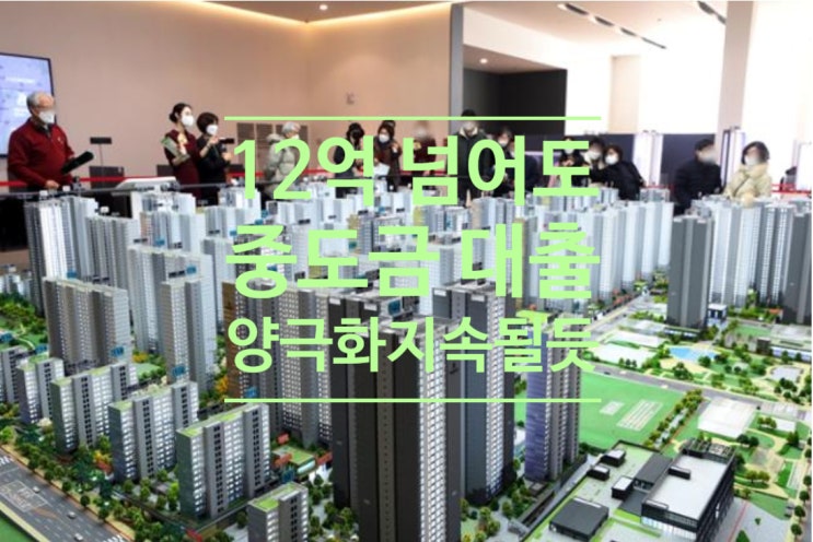 12억 넘어도 중도금 대출...'청약 시장 양극화 지속될 듯'