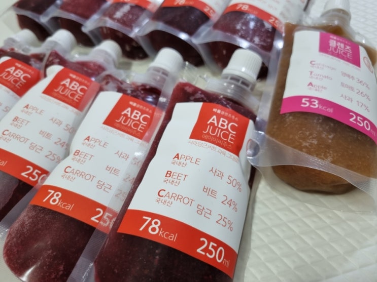  비움 클랜즈 ABC 주스 맛과 건강을 동시에 챙기세요!!