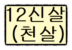 십이신살(12신살)의 대한 종류 그리고 해석과 의미들(#3) - 천살 - 십이신살(12신살)의 대한 종류 그리고 해석과 의미들(#3) - 천살 -