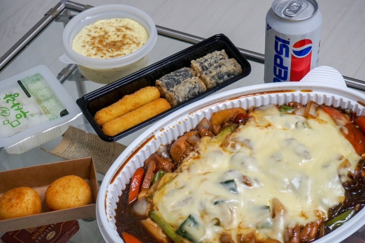  무등시장 배달맛집 마시딱 찜닭 구성미쳤다