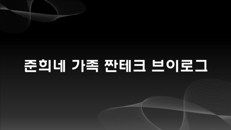  준희네 가족, 짠테크 브이로그