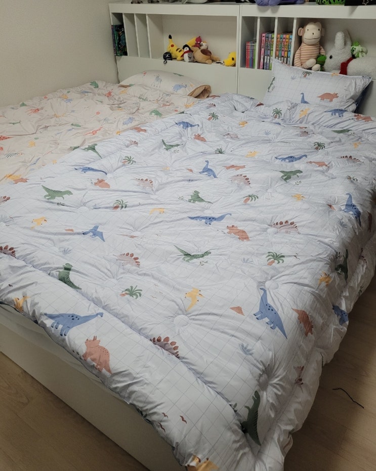  아이 가성비 침대 : 삼익가구 클로드 수납 침대(ft. 내돈내산 후기, 8살5살 수면분리 도전)