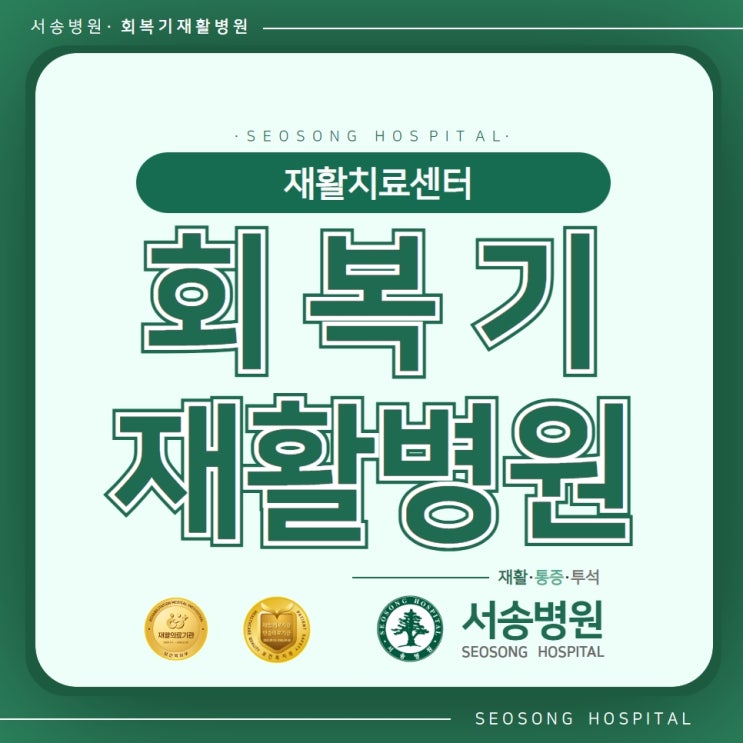  서송병원 뇌졸중 뇌손상 척수손상  비사용증후군  회복기재활
