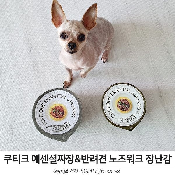 쿠티크에센셜짜장 강아지도 함께 즐기는 방법 쿠티크에센셜짜장 강아지도 함께 즐기는 방법