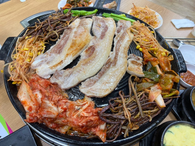  영종도 1등 삼겹살 맛집 김윤식의 착한 국수 & 솥뚜껑 삼겹살(Feat. 로컬 추천 찐 맛집)