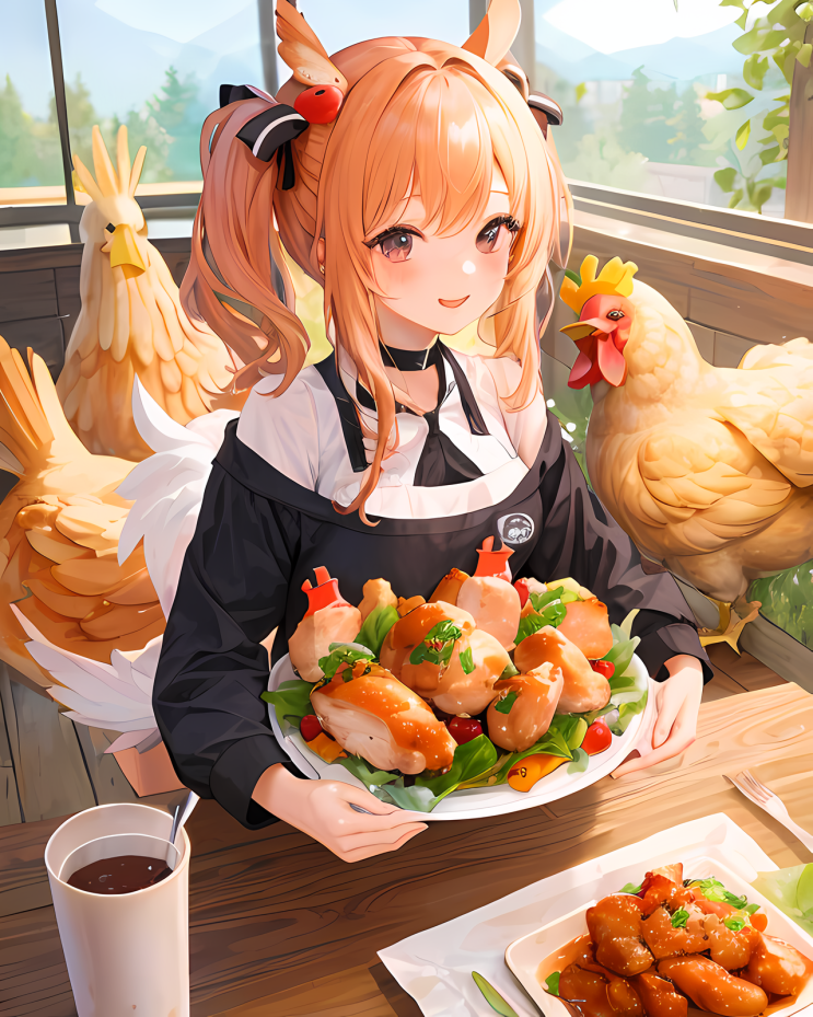  ai야 치킨 그려줭