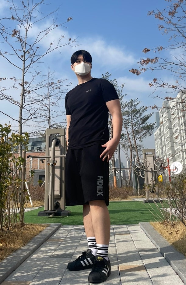  남자 짐웨어 운동복 HDEX에이치덱스 버뮤다 쇼츠로 추천해요