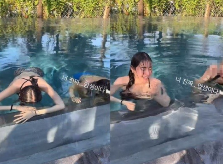 이다희, 늘씬 수영복 자태..배신 당했네 "너 진짜 얌생이다" 이다희, 늘씬 수영복 자태..배신 당했네 "너 진짜 얌생이다"