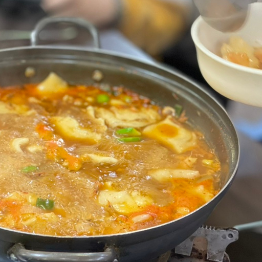  한탕강 맛집 오두막골식당 시원한 민물새우탕 얼큰한 잡고기매운탕