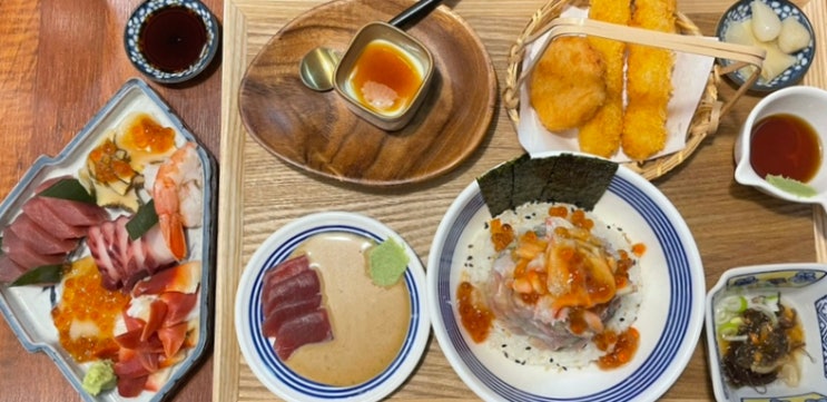 [삼평동 맛집] 기요항 판교점 - 높은 신선도의 사시미와 처음 접하는 가니동의 감칠맛