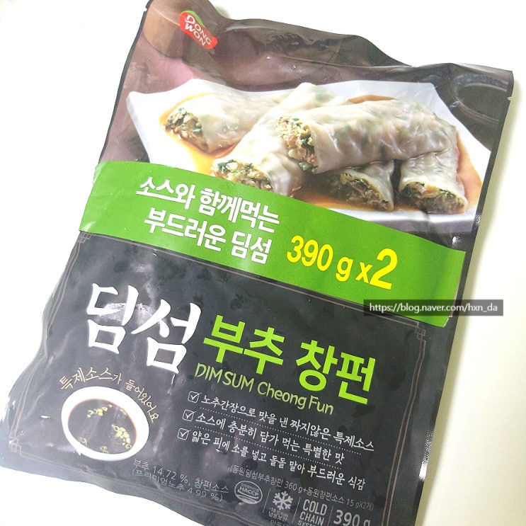  [식품] 동원 딤섬 부추 창펀 : "특제 소스가 기가 막혀"