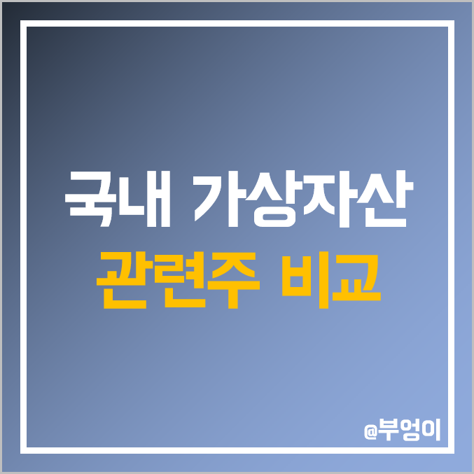 국내 비트코인 및 가상자산 관련주 비교 : 우리기술투자 비덴트 네오위즈 다날 케이피엠테크 한일진공 티사이언티픽 주식 주가 배당금 배당수익률 PER PBR ROE 순위