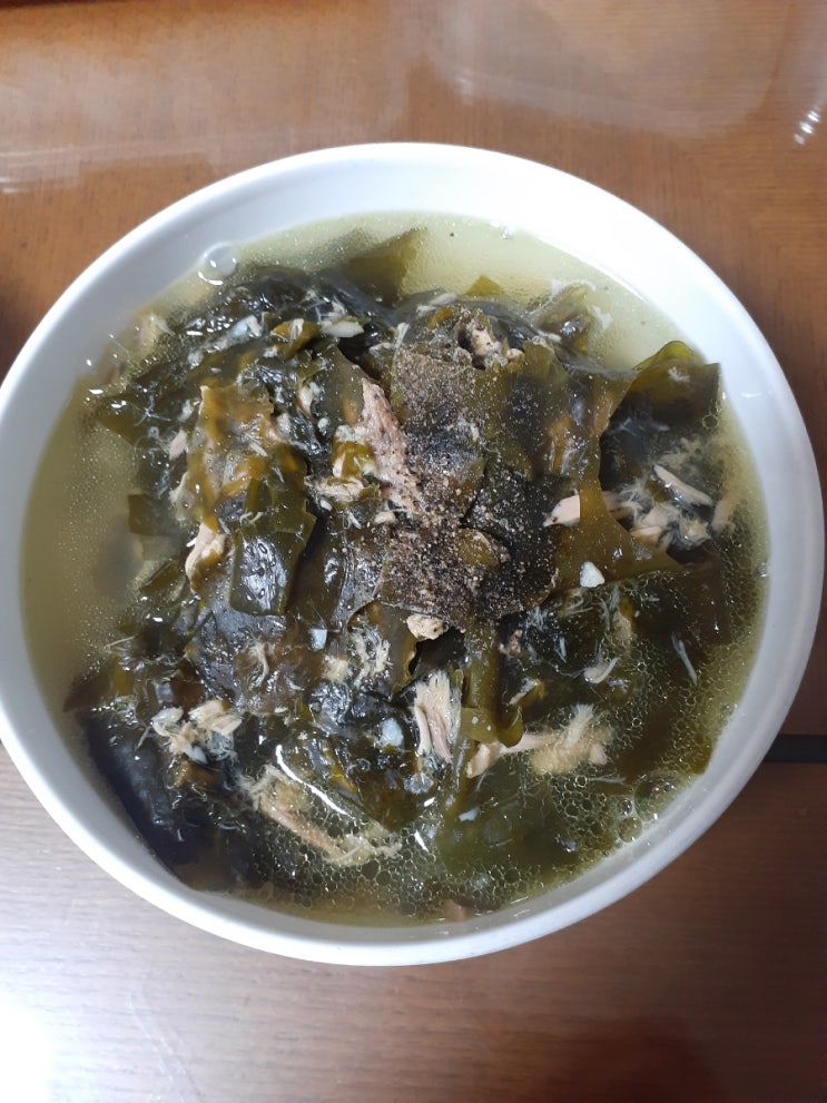  참치미역국