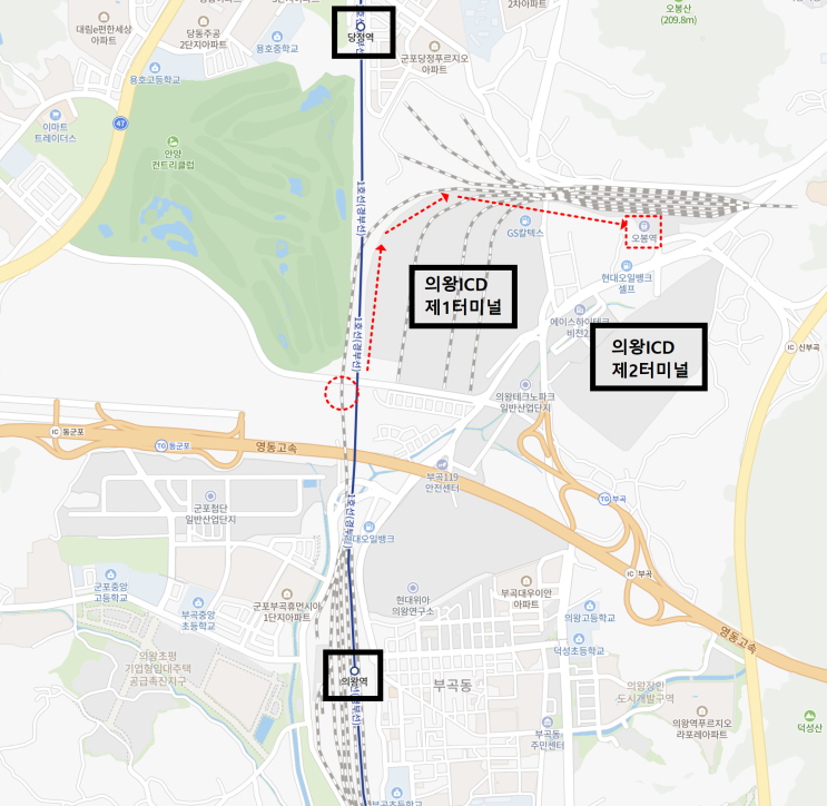[철도] 지상철도 <b>지하화</b> 특별법, <b>의왕역</b> 이후 구간 포함 노력 필요