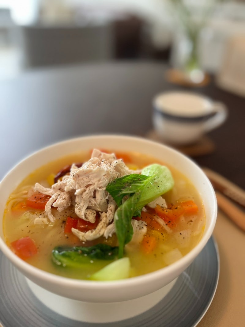 칼노트 치킨스톡 가루로 육수 만들기 미국가정식 치킨누들수프 레시피 치킨스톡추천 : 네이버 블로그