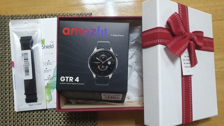  조카들의 감동선물 스마트워치 "amozfit GTR4" 언박싱